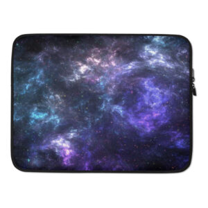 Galaxy Purple padded zipper water resistant Laptop Sleeve